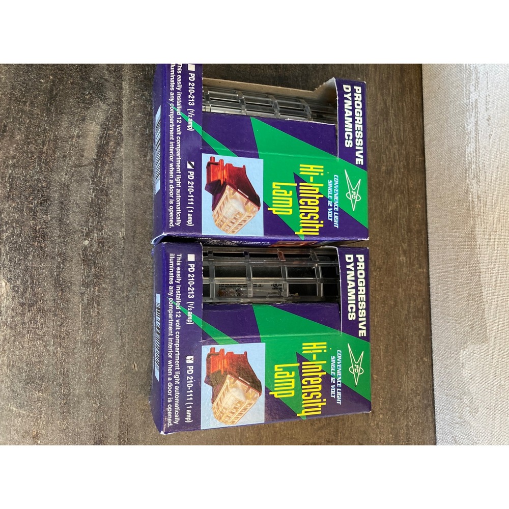 Progressive Dynamics Hi-Intensity Lamp PD210 12V RV Marine Utility Light 2-Pack